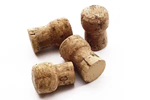 Champagne Corks Prints: Four champagne corks