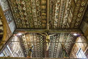 Carpathian Mountains Landscape Prints: Chapel and ceiling with polychrome from 1655
