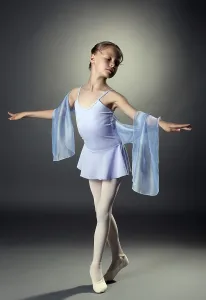 Little Ballerina Prints: Charming little dancer posing in studio