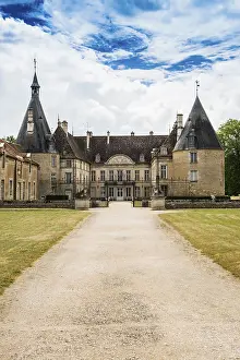 French Castles Europe Prints: Chateau de Commarin, Commarin