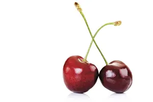 Stone Fruit Photography Prints: Two cherries