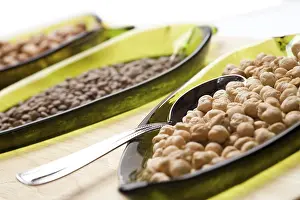 Indian Cuisine Ingredients Prints: Chick peas
