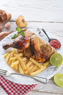 High Calorie Snack Prints: Chickens with chips
