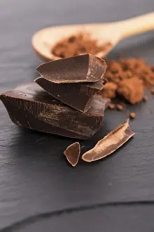 Broken Chocolate Bar Prints: Chopped chocolate