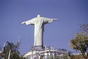 Christ The Redeemer Statue Prints: Christ the Redeemer statue, Rio de Janeiro, Brazil, South America 1962, South America