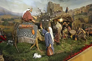 Nativity Prints: Christmas Cottage Print