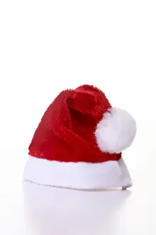 Red Pointy Hat Prints: Christmas hat