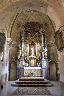 Deserted Church Interior Prints: Church