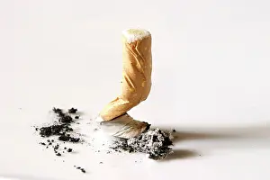 Smoking Habits Prints: Cigarette stub