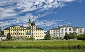 Greiz Castle Prints: Classical Lower Castle and G. E