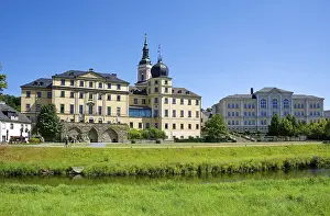 Greiz Castle Prints: Classical Lower Castle and G. E