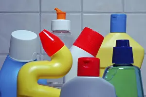 Household Cleaning Prints: Cleaning agent
