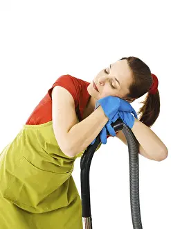 Cleaning Lady At Work Prints: Cleaning lady at work