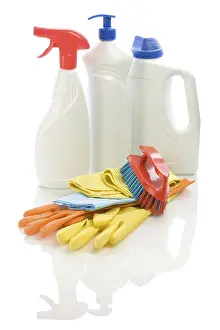 Deserted Studio Shot Prints: Cleaning objects isolated