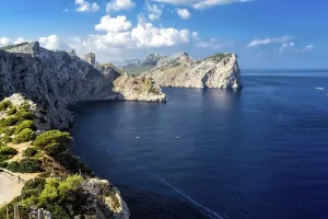 Balearic Islands Landscape Prints: Cliffs on Majorca
