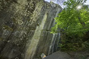 European Nature Escapes Prints: Climbing rocks, sandstone labyrinth hike Gres d'Annot