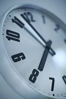 Studio Shot Of A Clock Prints: Clockface
