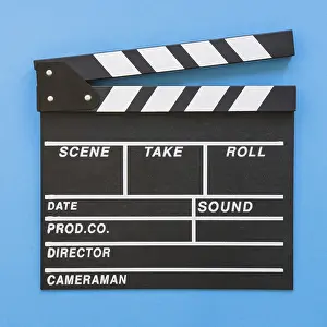 California Studio Shot Prints: Close up clapperboard