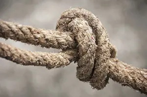 Copy Space Photo Prints: Close up of rope with blurred background