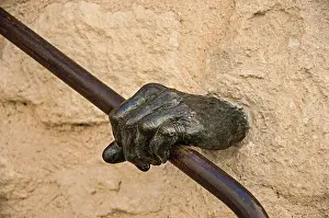 Vaucluse Prints: Creative Handrail Support Print in Gordes, France