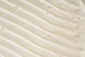 Skin Care Products Prints: A close-up view of a cosmetic gel texture featuring smooth patterns and tiny bubbles