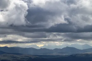 Overcast Sky Landscape Photo Prints: Cloud atmosphere in the mountains