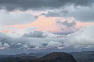 Norwegian Mountainous Scenery Prints: Cloud atmosphere in the mountains