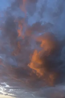 Cloudy European Landscape Prints: Cloud in the evening light, Bavaria, Germany