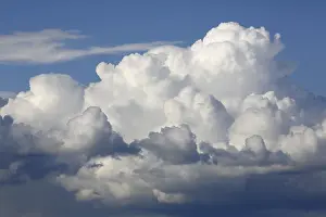 Cloud Formation Prints: Cloud formation in the blue sky