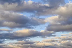 Cloudy Sky Over Lake Constance Prints: Cloud formation over Lake Constance