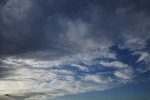 Cloud Formation Prints: Cloud formation in the sky, background