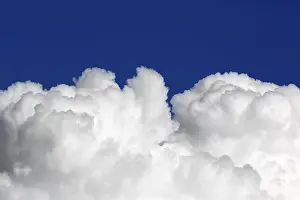 Cumulus Clouds Prints: Cloud formation, white cumulus clouds