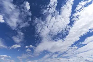 Full Frame Cloudy Sky Prints: Cloud formations, background image, Germany