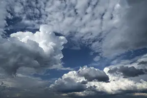 Full Frame Cloudy Sky Photo Prints: Cloud formations, Bavaria, Germany