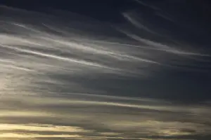 Cloudy Evening Sky Prints: Cloud streaks