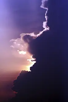 Cloudy Atmosphere Photos Prints: Clouds in backlight