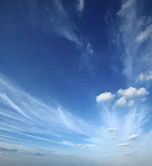 Blue Sky Clouds Prints: Clouds in blue sky