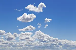 Nice Weather Central Europe Prints: Clouds in blue sky, Germany