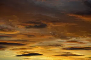 Overcast Austrian Sky Prints: Clouds in the evening, Berndorf