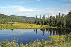 Clouds Reflected In Lake Prints: Clouds reflected in a crystal clear