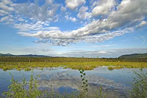Clouds Reflected In Lake Prints: Clouds reflected in a crystal clear