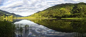 Images Dated 13th June 2024: Clouds Reflected in Lake Gaishorner See Print