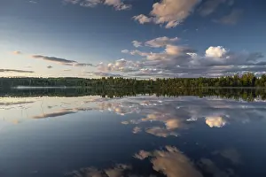 Swedish Landscape Photography Prints: Clouds reflected on the water surface
