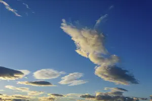 United Kingdom Travel Photography Prints: Clouds at sunset, North Berwick