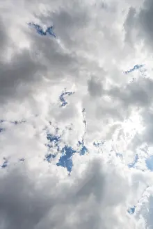 Deserted Blue Sky Prints: Cloudy sky