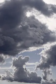 Overcast Summer Sky Prints: Cloudy sky, summer, Germany