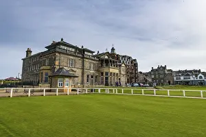 St Andrews Prints: St Andrews Old Golf Course Club House Print, Scotland