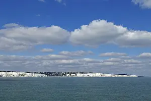 Cloudy Day At The Coast Prints: Coast with chalk cliffs, Dover