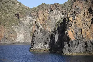 Uninhabited Volcanic Landscape Prints: Coast of Vulcano