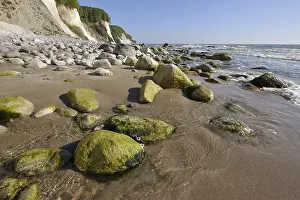 German National Park Landscape Prints: Coastal cliffs, shingle beach and chalk cliffs